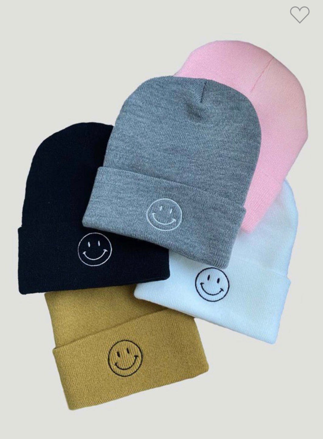 SMILEY FACE BEANIES | ACCESSORIES